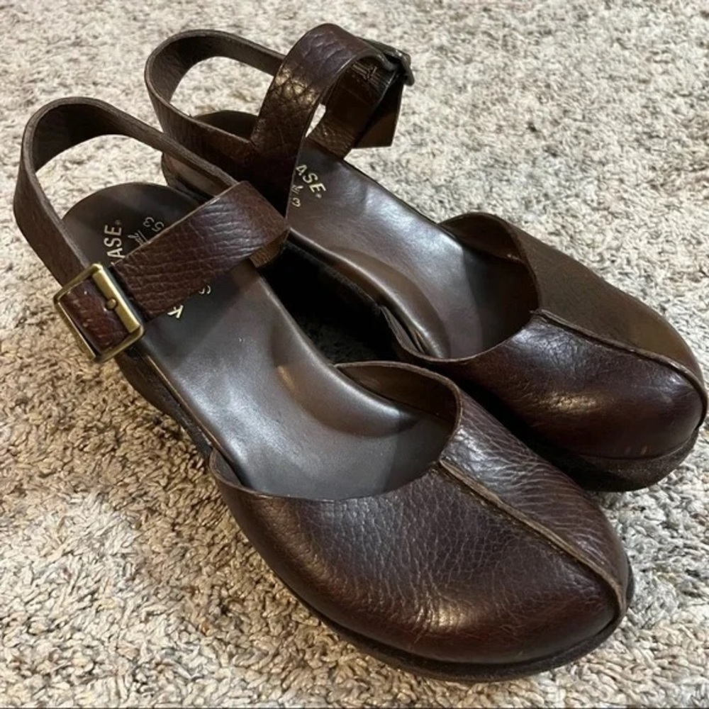 Kork-Ease Brown Leather Women's Shoes